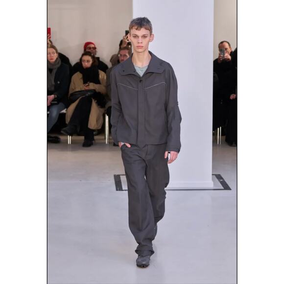 $1,000+ FW24 Runway Kiko Kostadinov Gray Jacklight Trousers | Size 48 - Picture 1 of 16